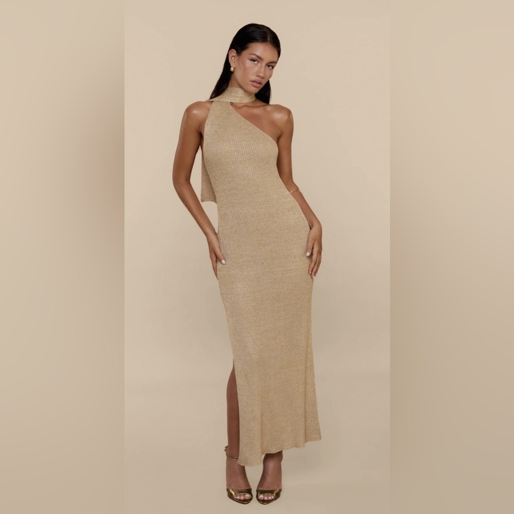 Shimmery Lorelei Midi Dress